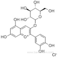 1-Benzopyrylium,2-(3,4-dihydroxyphenyl)-3-(b-D-glucopyranosyloxy)-5,7-dihydroxy-, chloride (1:1) CAS 7084-24-4